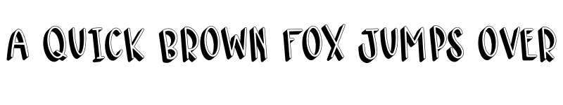 Preview of CHOCO RUM CAKE Regular font