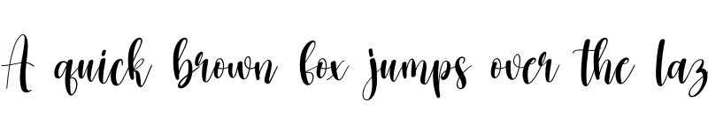 Preview of Chocolate Signature Regular font