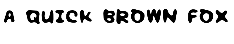 Preview of Chocolate syrup Regular font