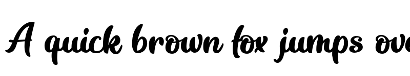 Preview of Chocolatier Artisanal Regular font