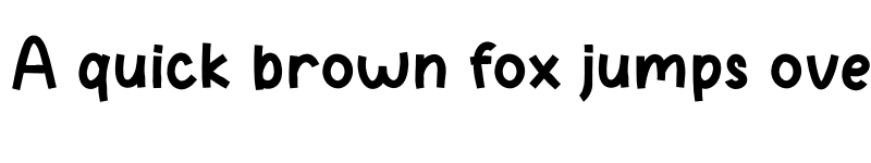 Preview of ChocoRomance San Serif DEMO font