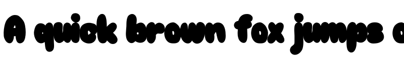 Preview of Choko Outline Regular font