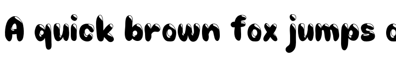 Preview of Choko Regular font