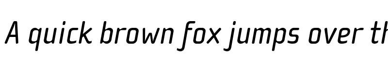 Preview of Cholla Sans OT Regular Italic font
