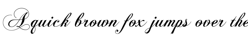 Preview of ChopinScript Medium font