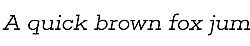 Preview of Choplin Light Italic font