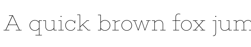 Preview of Choplin Thin font