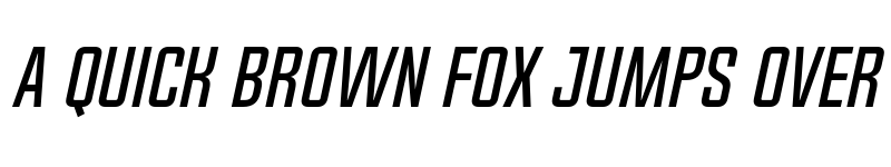 Preview of Chosence Italic font