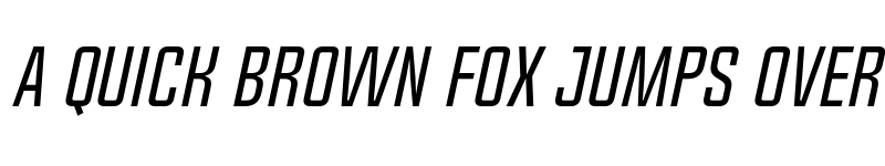 Preview of Chosence Light Italic font