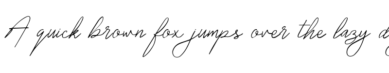 Preview of Chowgant Signature font