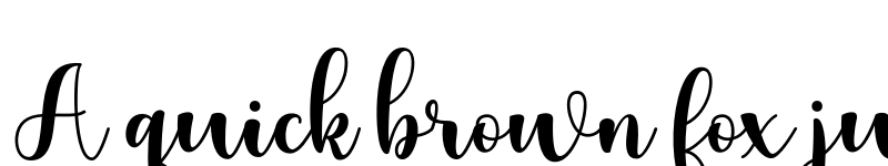 Preview of Christiana Script Regular font