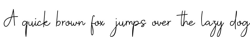 Preview of Christine Stylish Regular font