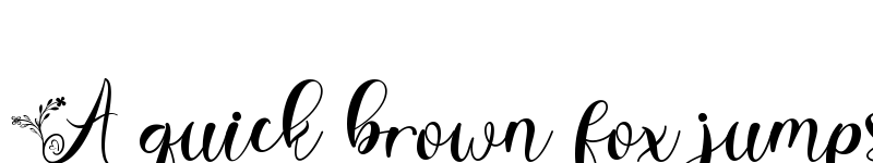 Preview of Christmas Garden Regular font