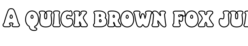 Preview of Christmas Pudding Outline Regular font