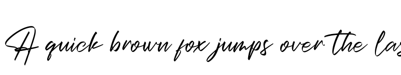 Preview of Christopher Signature Regular font