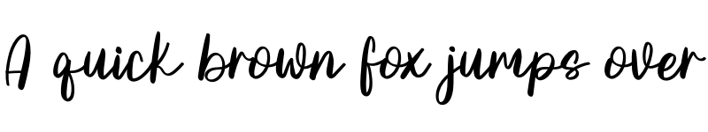 Preview of Christy Regular font