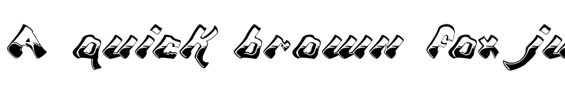 Preview of Chroma Ghost Regular font