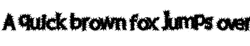 Preview of ChronicHarvest Regular font