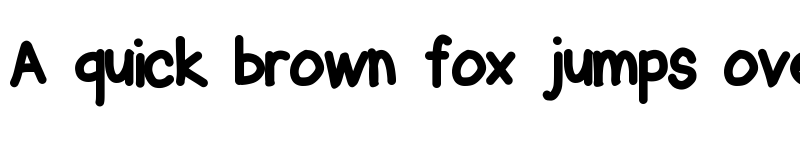 Preview of Chubby Gothic Medium font