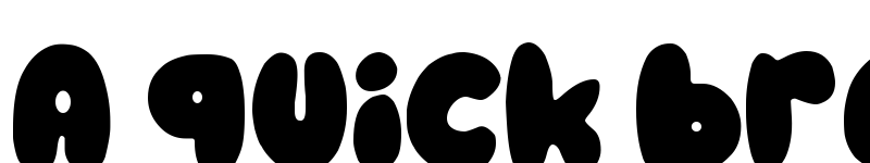 Preview of Chubby Rounded Regular font