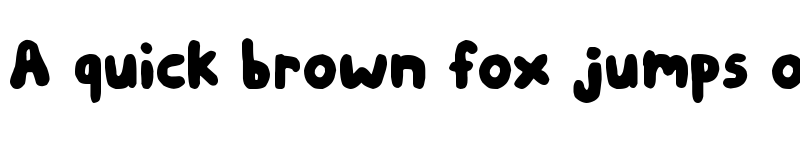 Preview of Chubby Thumbs Regular font