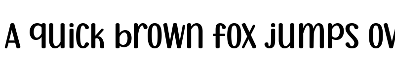 Preview of Chubby Unicorn Regular font