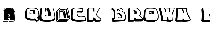 Preview of chuckablock Regular font