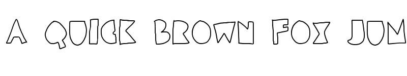 Preview of chunky blocks Medium font