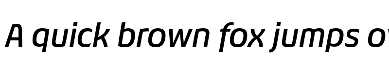 Preview of Chypre Ext Demi Italic font