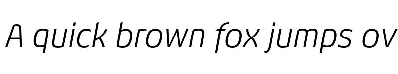 Preview of Chypre Ext Light Italic font
