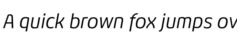 Preview of Chypre Ext Regular Italic font