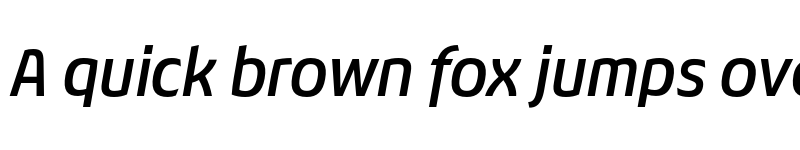 Preview of Chypre Norm Demi Italic font