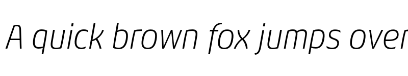 Preview of Chypre Norm Thin Italic font