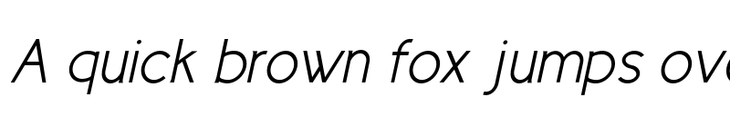 Preview of Cicle Semi Italic font