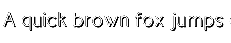 Preview of Cicle Shadow font