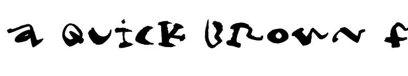 Preview of Cigar Regular font