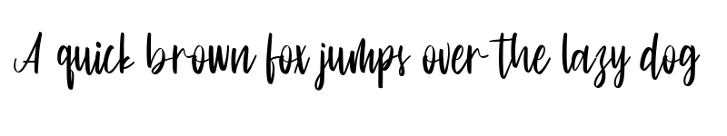 Preview of Cinthya Einzberg Regular font