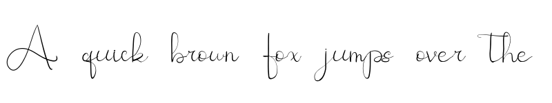 Preview of Cintia Gitlana Canden font