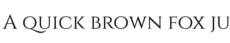 Preview of Cinzel Regular font