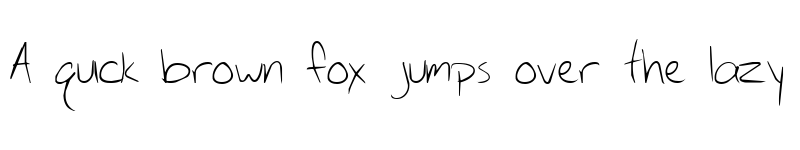 Preview of Circ Handwriting Regular font