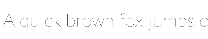 Preview of Circe Thin font