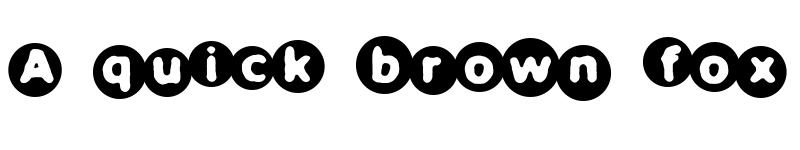 Preview of Circulate (BRK) Regular font