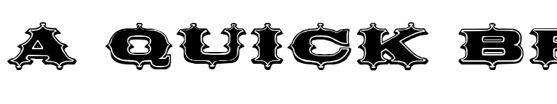 Preview of Circus Ornate Regular font