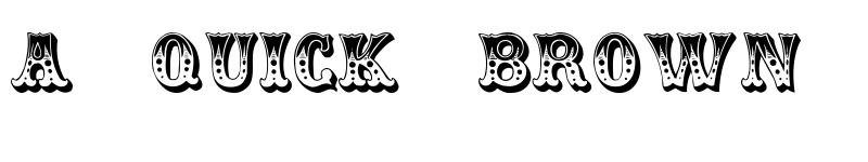 Preview of Circus Regular font