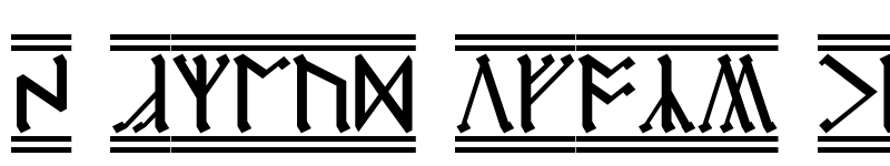 Preview of Cirth Erebor-2 Regular font