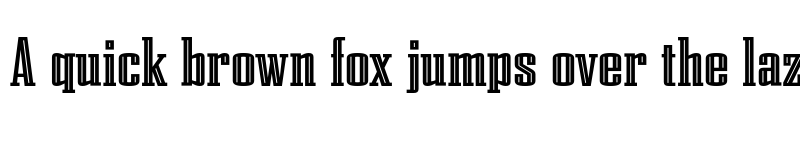 Preview of Citadel Inline font