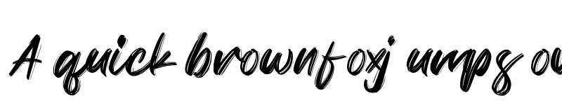 Preview of Citizen Brush Regular font