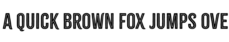 Preview of Citrus Gothic Inline Regular font