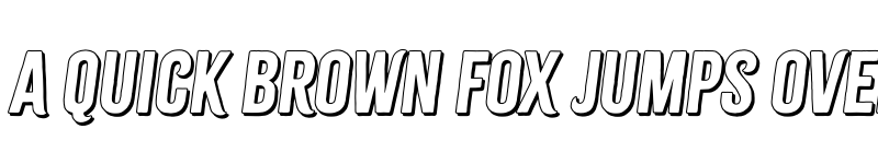 Preview of Citrus Gothic Shadow Italic font