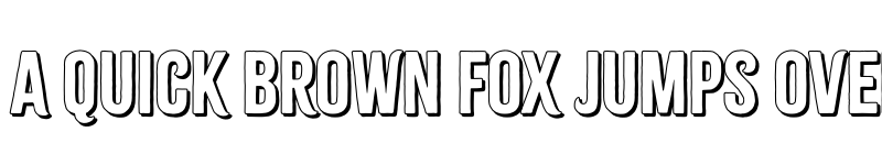 Preview of Citrus Gothic Shadow Regular font